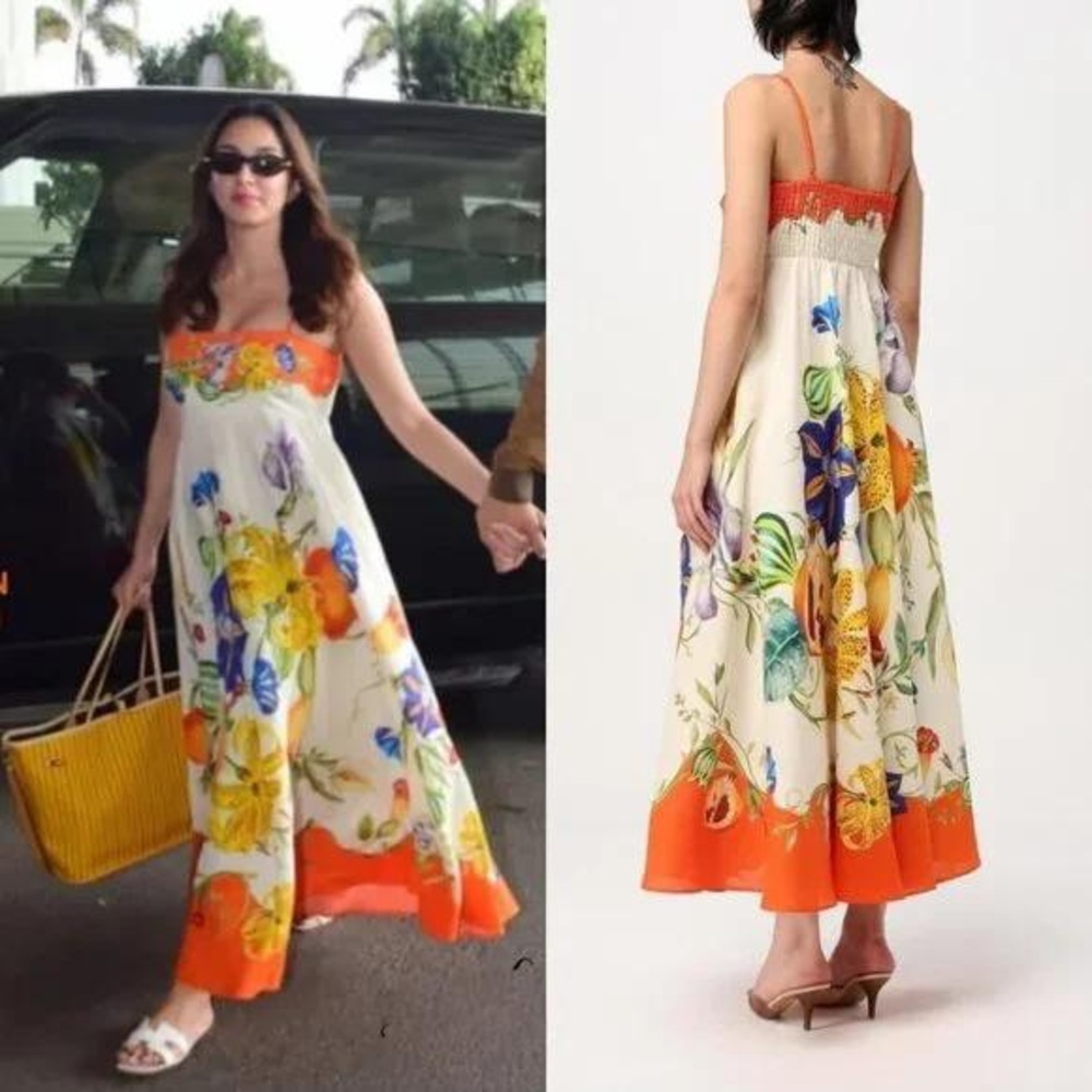 ALEMAIS Flores Sundress in Linen